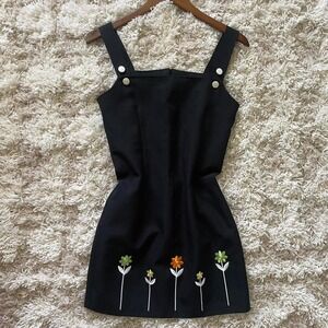 Vintage‎ 90s Floral Overall Style Dress